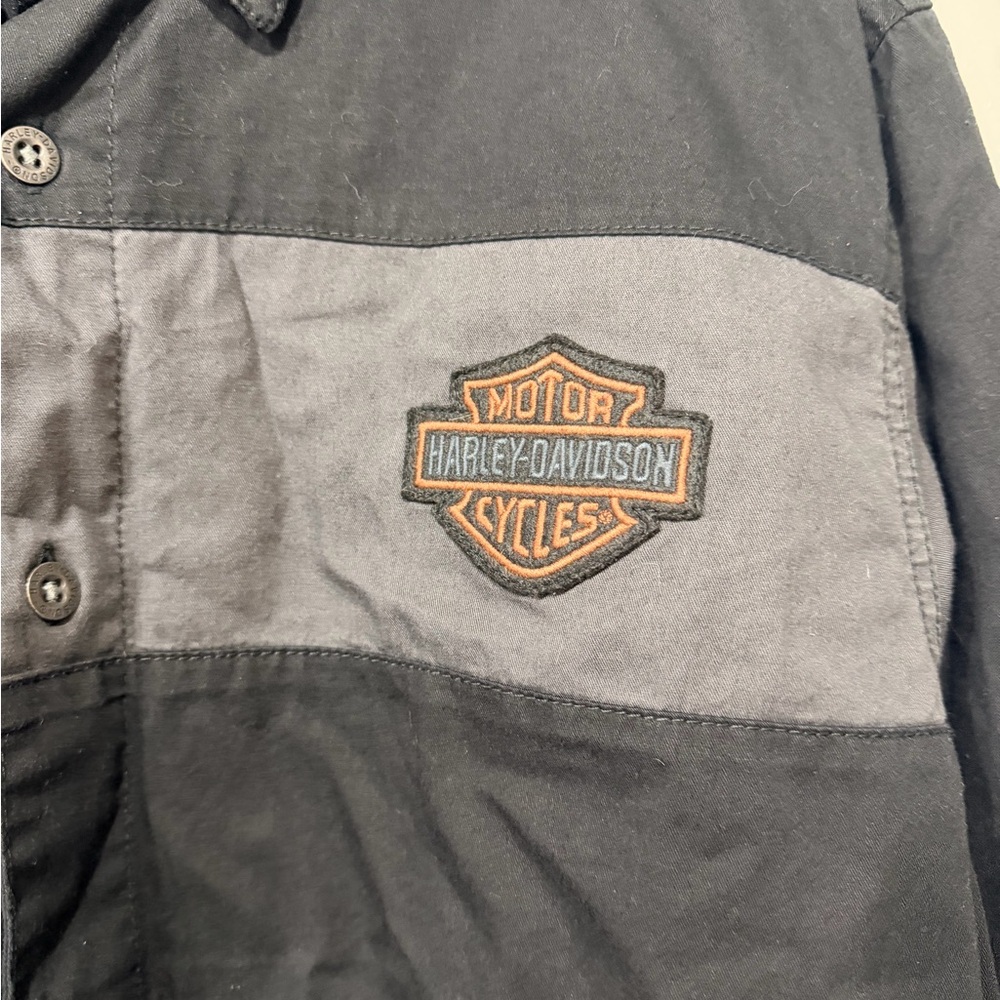 Men’s LG Harley-Davidson Button Down Long Sleeve - Picture 3 of 5